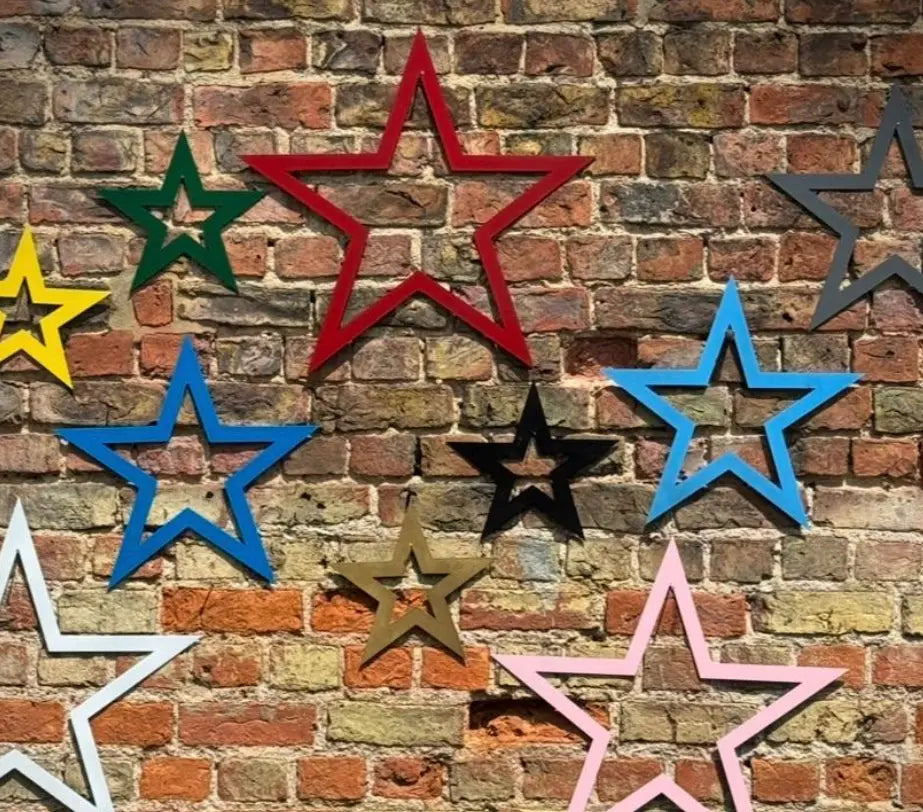 Rustic Garden Star Decorations