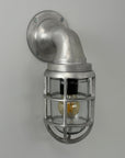 Beachamwell Raw Cast Swan Neck Wall Light - IP65