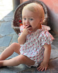 Mara Pink Muslin Romper