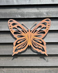 Large Rusty Metal Butterfly Garden Decoration