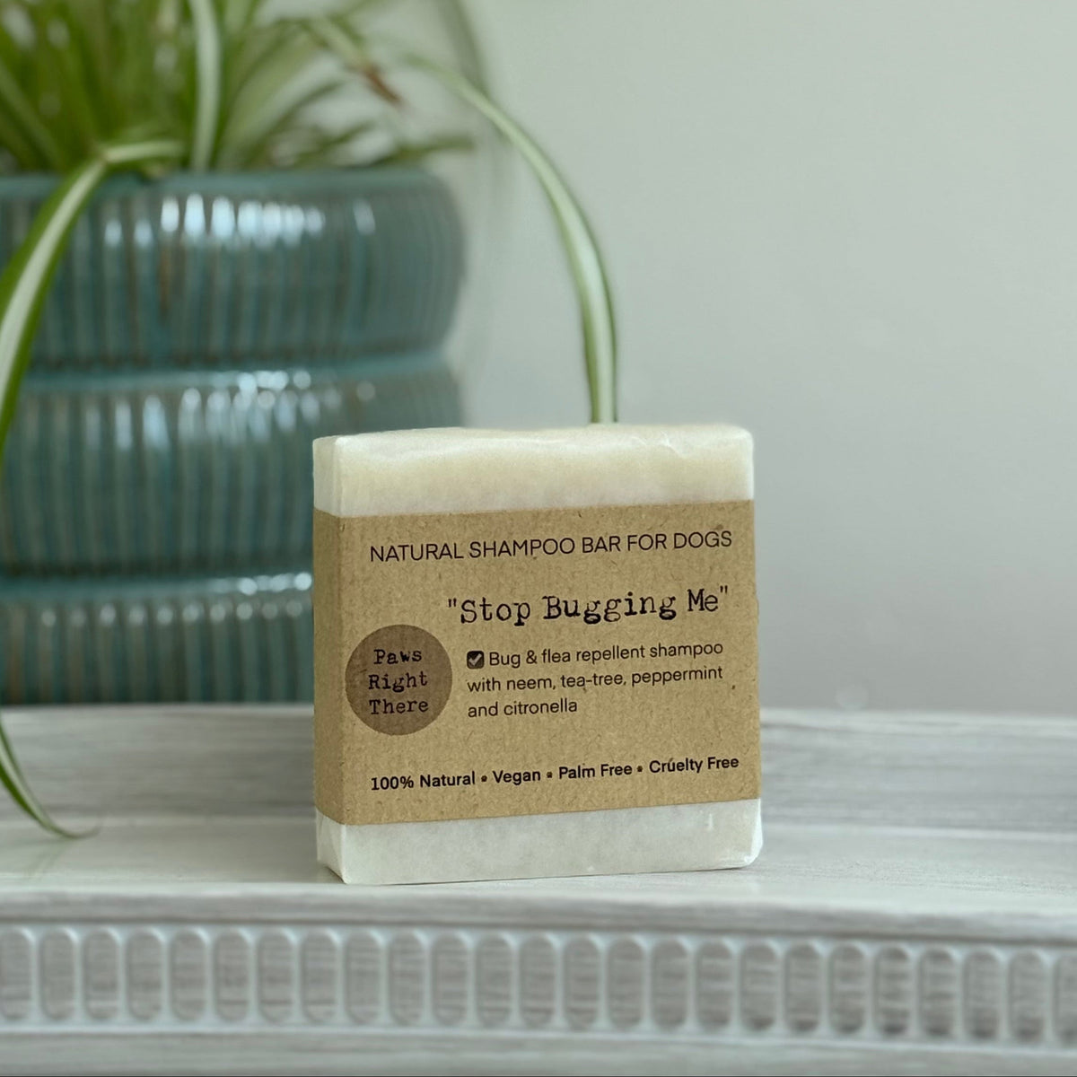 Stop Bugging Me Natural Dog Shampoo Bar with Neem &amp; Citronella – 80g