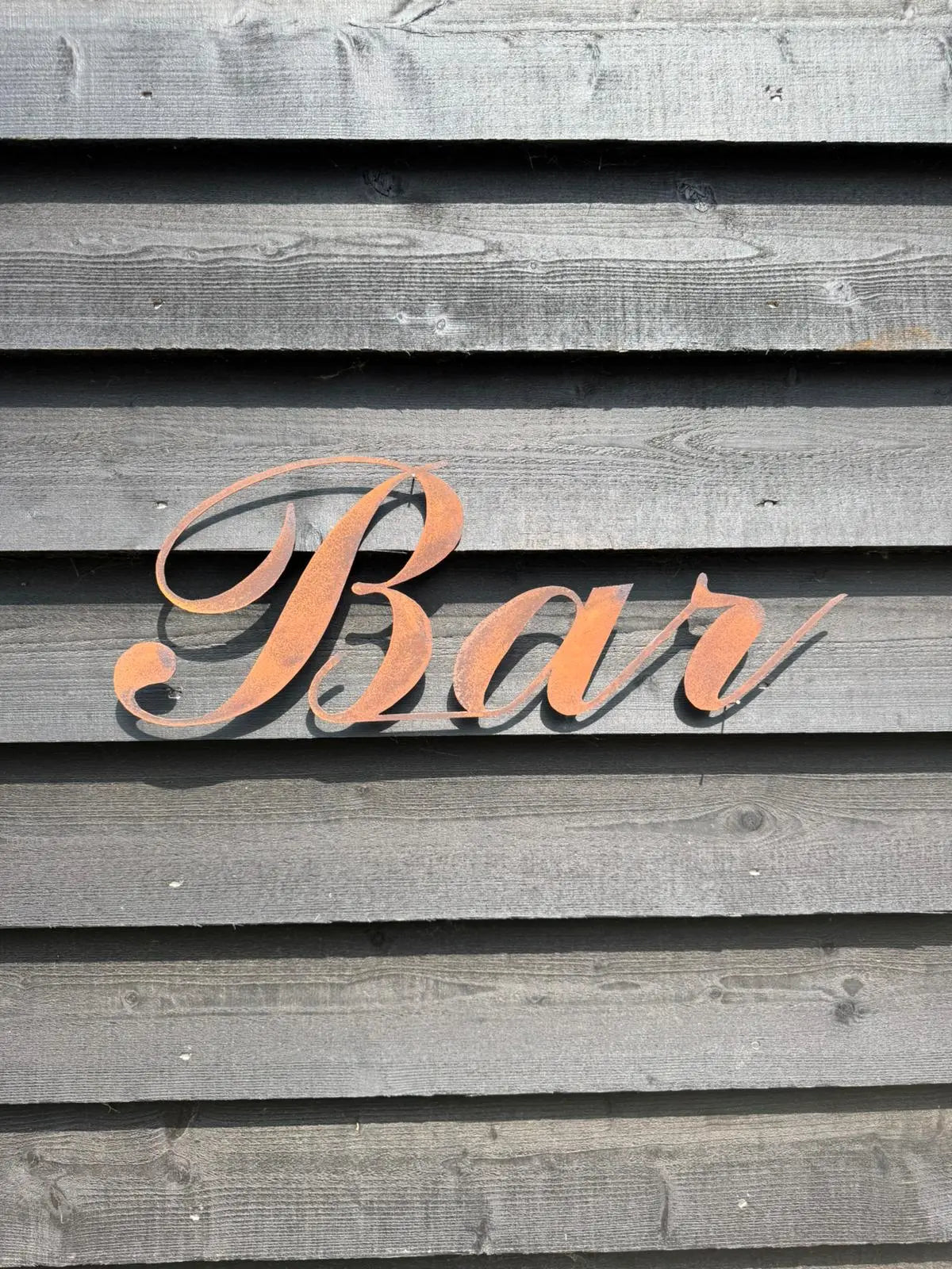 Rustic Bar Sign for Home &amp; Garden
