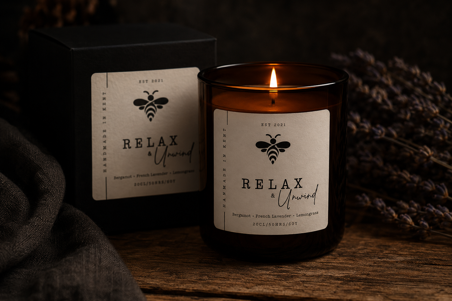 Relax &amp; Unwind Candle