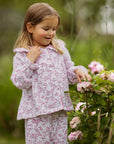 Pink Paisley Organic Muslin Pyjamas