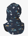 Fleece Balaclava for Kids in Vehicles Print