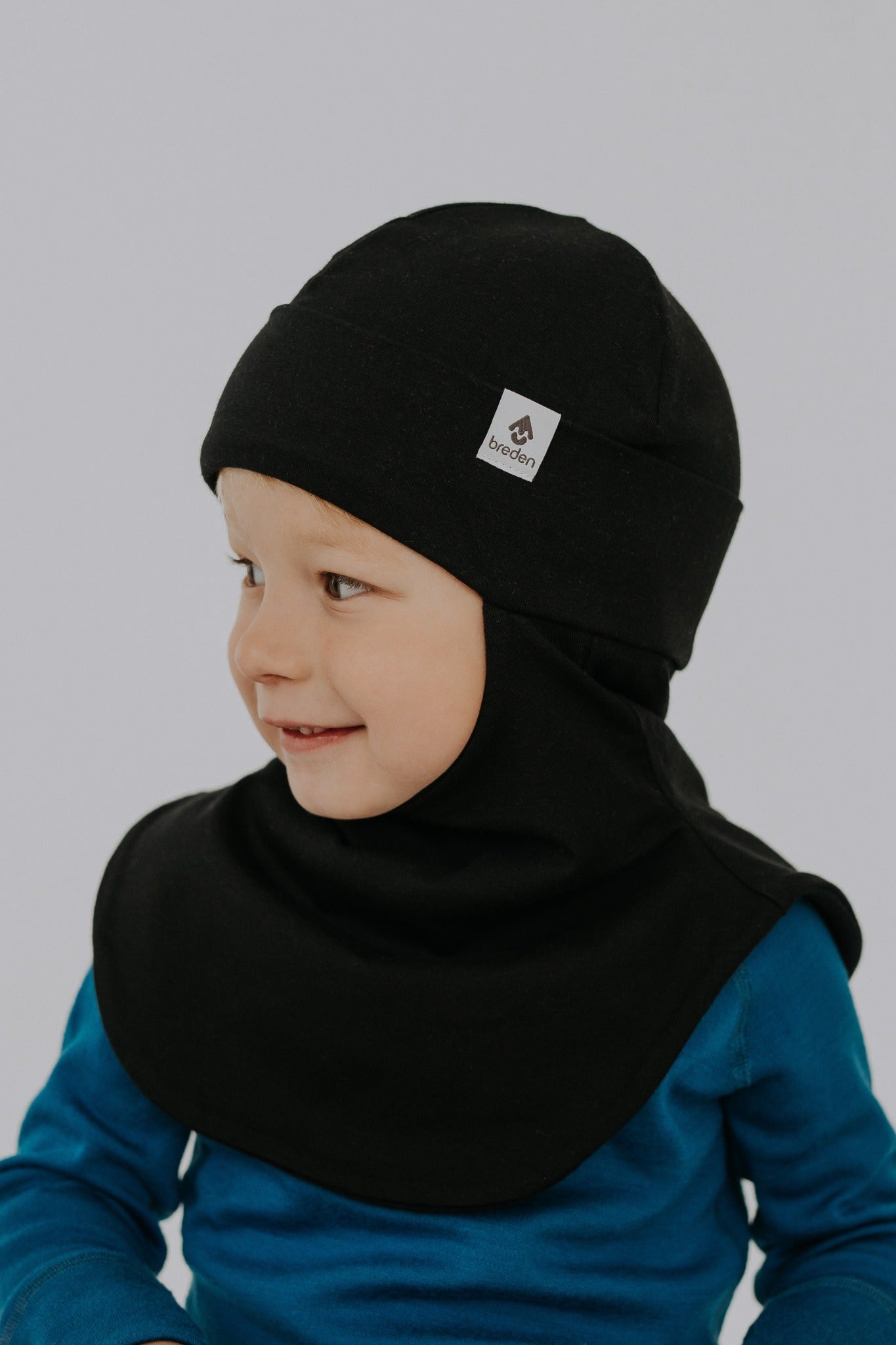 Kids Fleece Balaclava in Fern Green