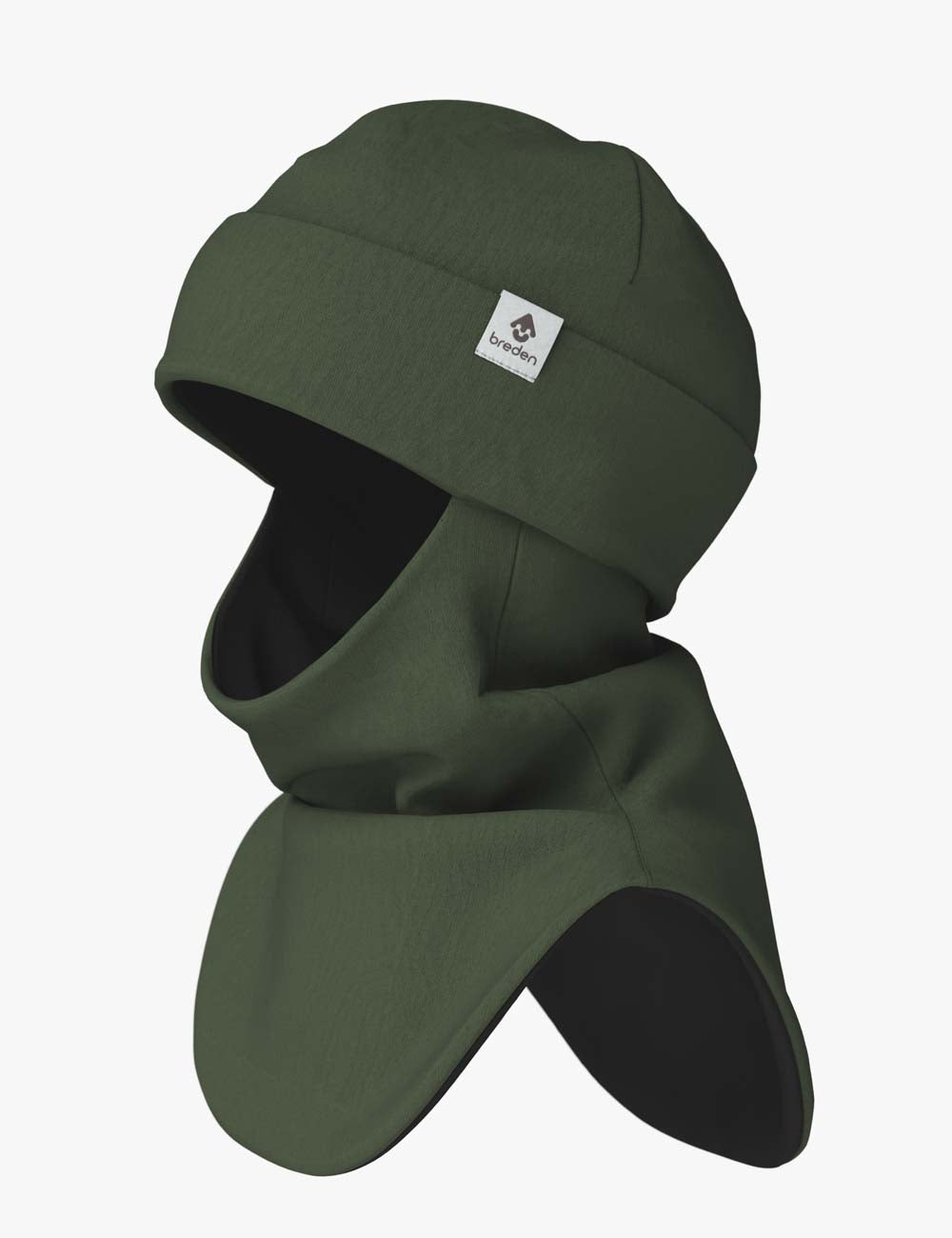 Kids Fleece Balaclava in Fern Green