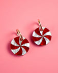 Candy Swirl Hoop Earrings