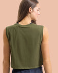 FLOW Organic Cotton Cropped Tank Top