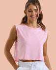 FLOW Organic Cotton Cropped Tank Top