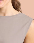 FLOW Organic Cotton Cropped Tank Top