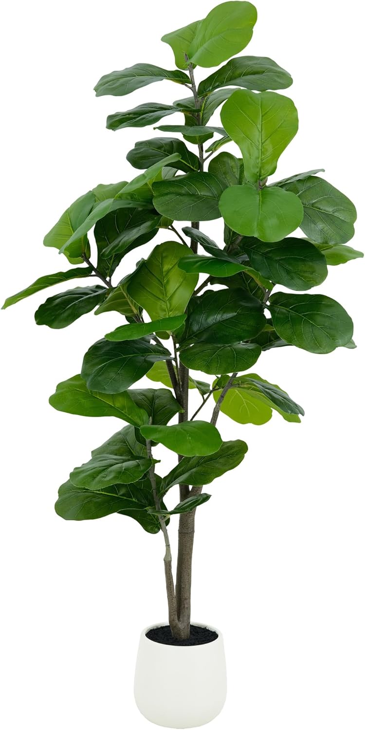 Faux Fiddle Leaf Fig Tree 6'