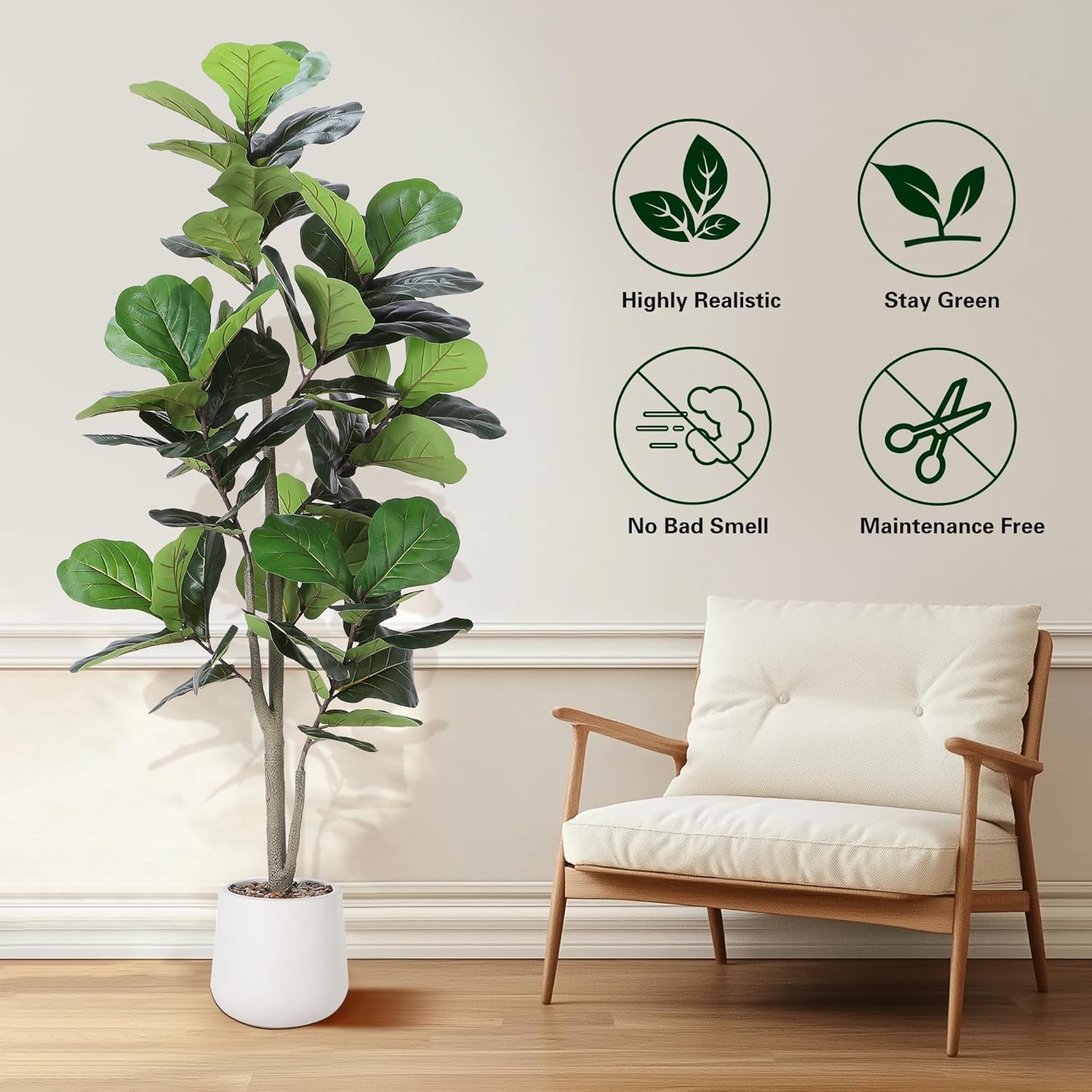 Artificial Fiddle Leaf Tree 5ft