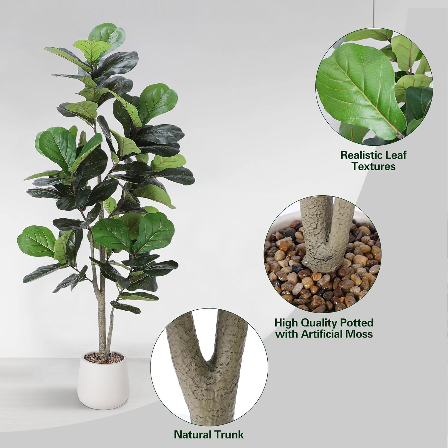 Artificial Fiddle Leaf Tree 5ft
