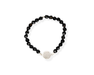 Flower Of Life Bracelet S – Onyx
