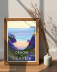 Devon is Heaven Coastal Print