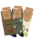 Farm Animals Bundle of 3 Bamboo Socks