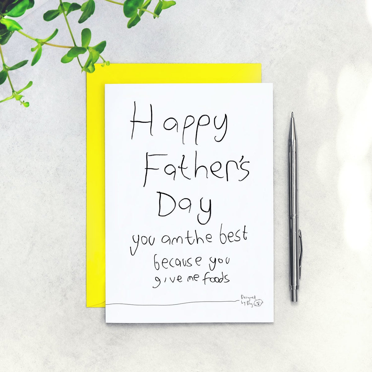 Father's Day Dog Card