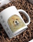 Fawn Chow Chow Mug – "Every Sip You Take, I'll Be Watching You" – Fun & Adorable!