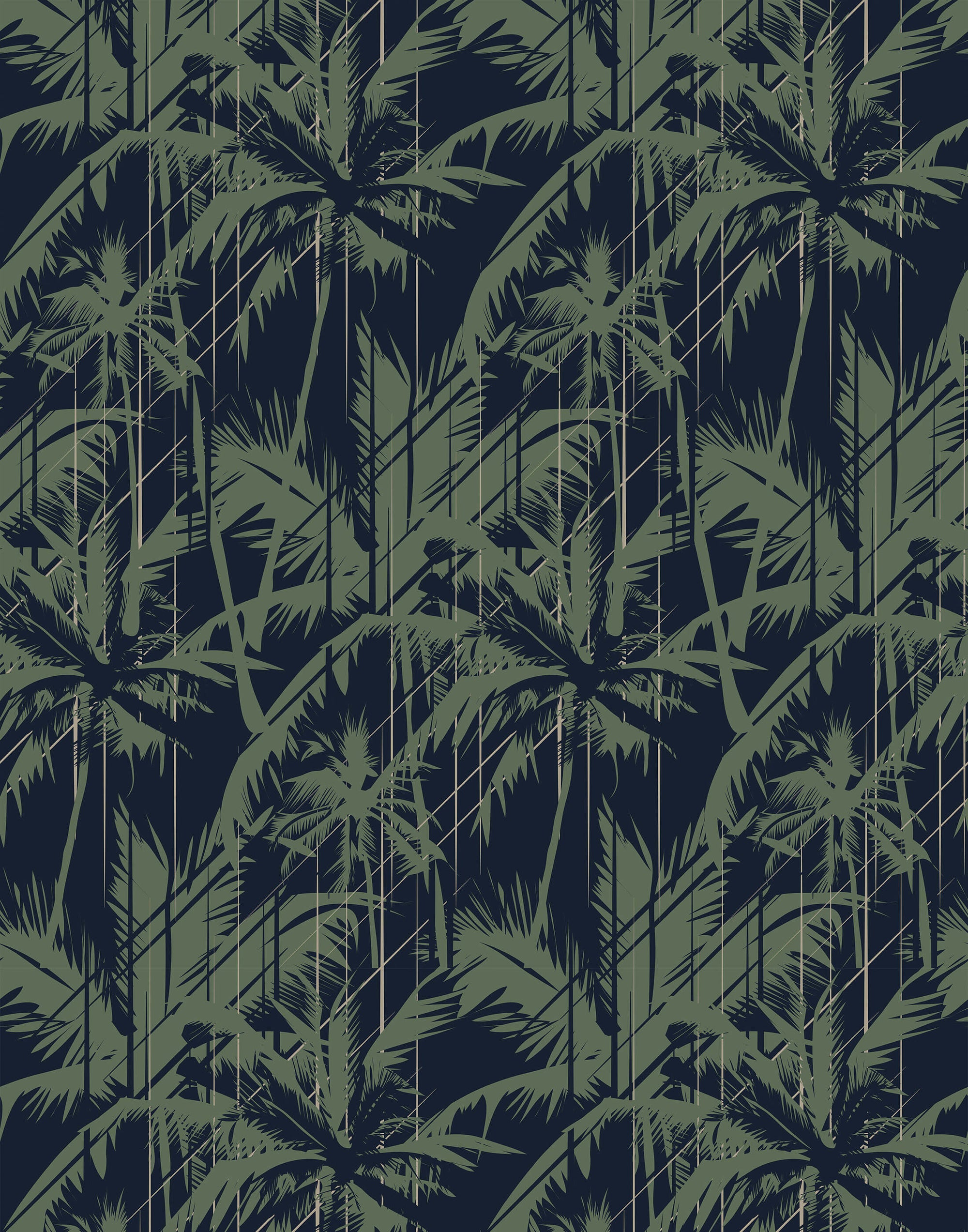 Deep Palm Forest Wallpaper