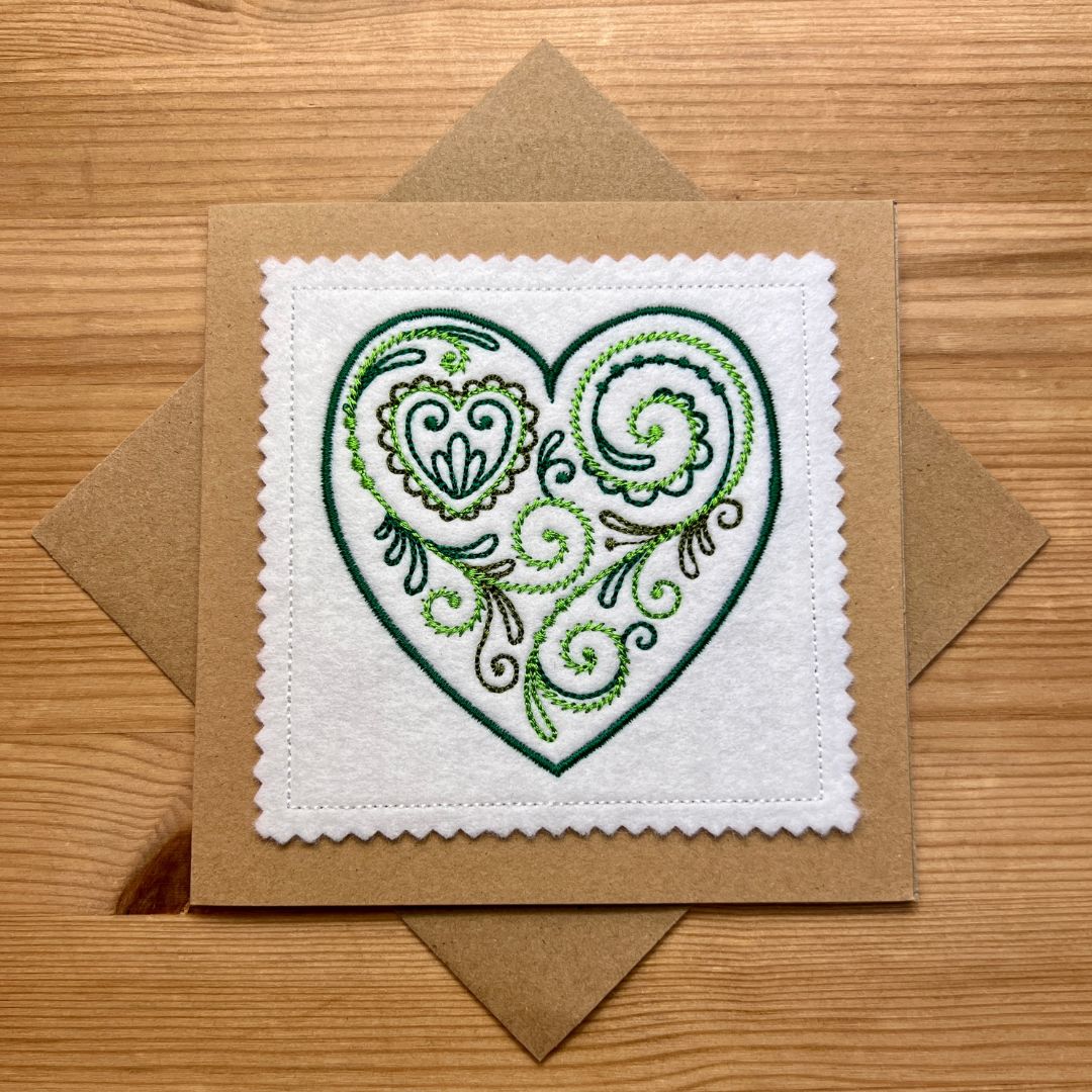 Filigree Heart Card
