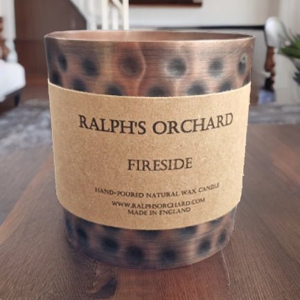 Antique tin scented candles, luxury hand-poured soy candles, vintage decorative home fragrance, cruelty-free eco-friendly premium scents by Ralph's Orchard at brixbailey.com