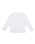 Claudine Linen Blouse  - White