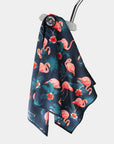 Flamingo Magnetic Golf Towel
