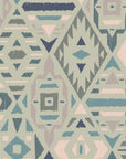 Geometric Fleece Wallpaper in Vibrant Colours