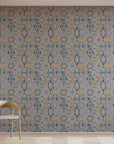 Geometric Fleece Wallpaper in Vibrant Colours