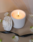 Floral Ceramic Candle