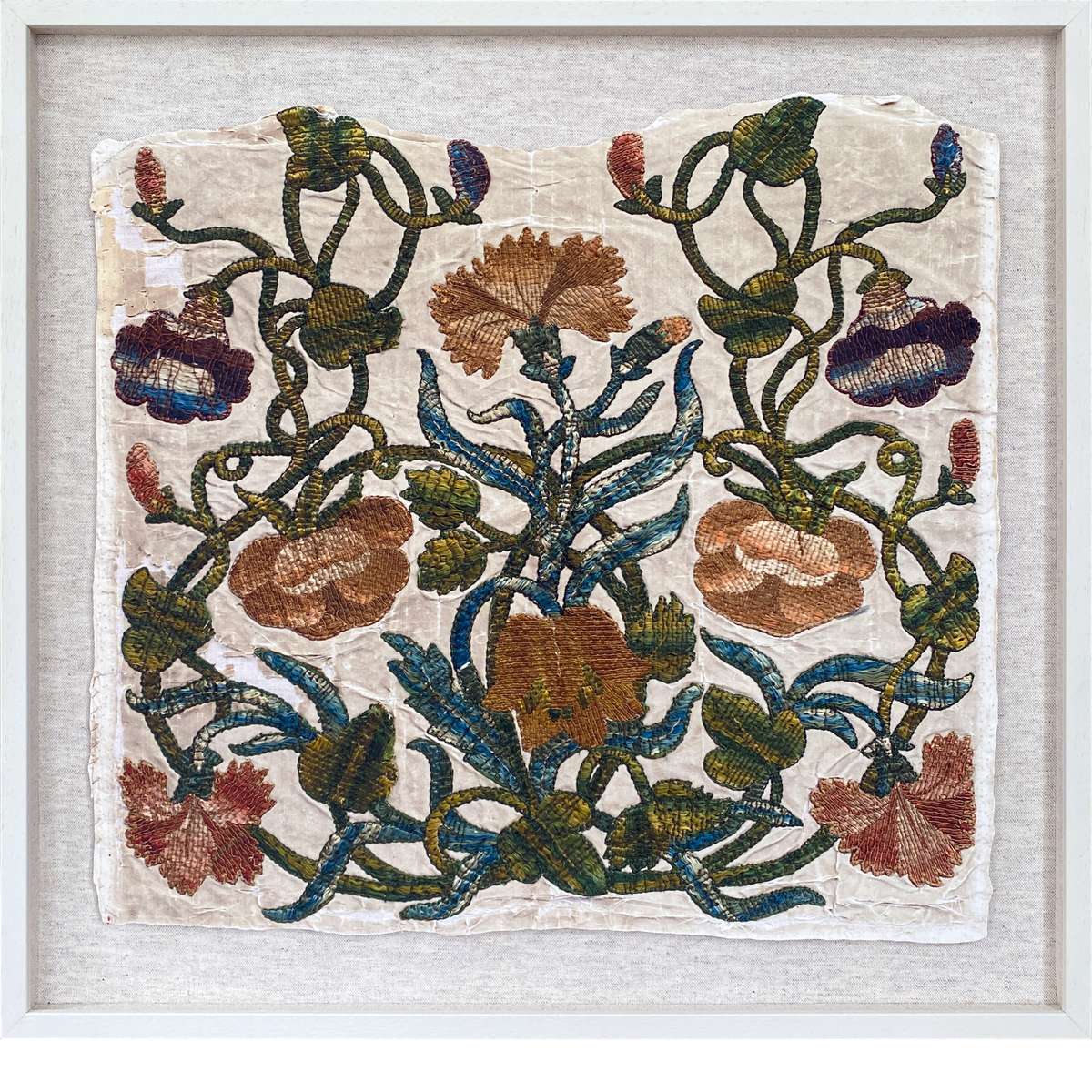 Florence Framed Embroidery Print - Medium