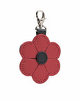 Flower bag charm - Red Poppy