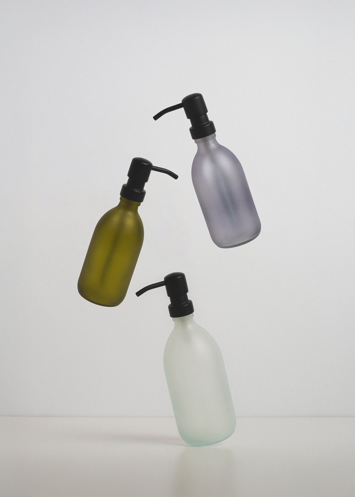 Grey Dispenser Stainless Steel Pump