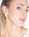 Folded Wide Statement Earrings