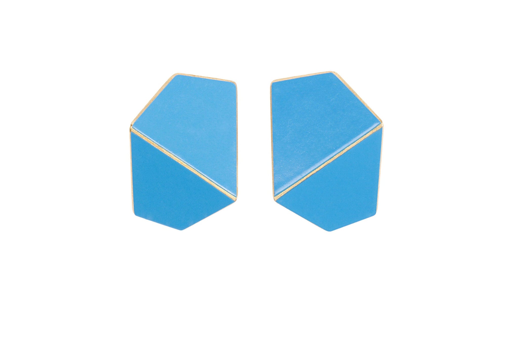 Folded Wide Statement Earrings