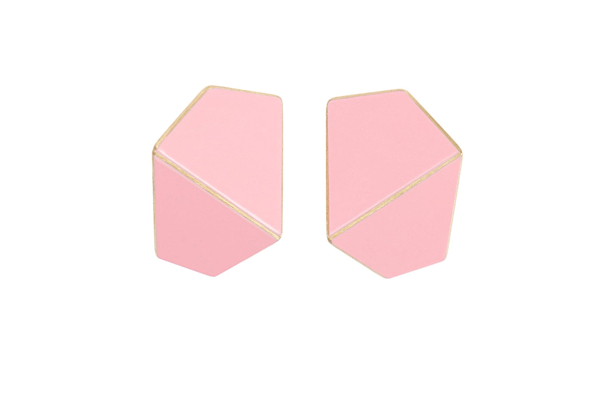 Folded Wide Statement Earrings