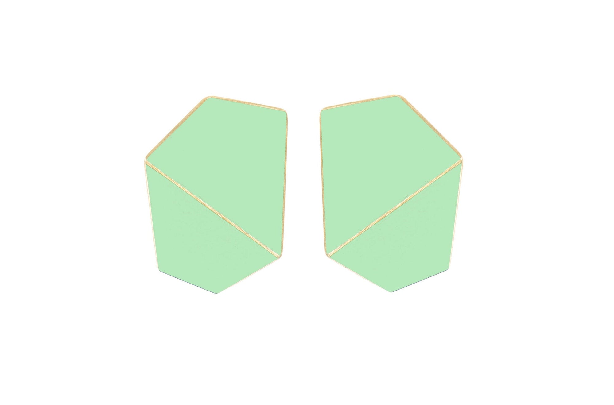 Folded Wide Statement Earrings