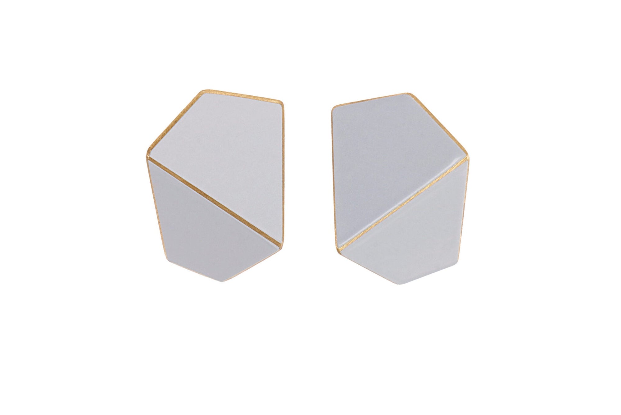 Folded Wide Statement Earrings