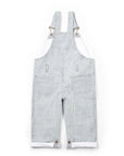 Forest Green Seersucker Dungarees