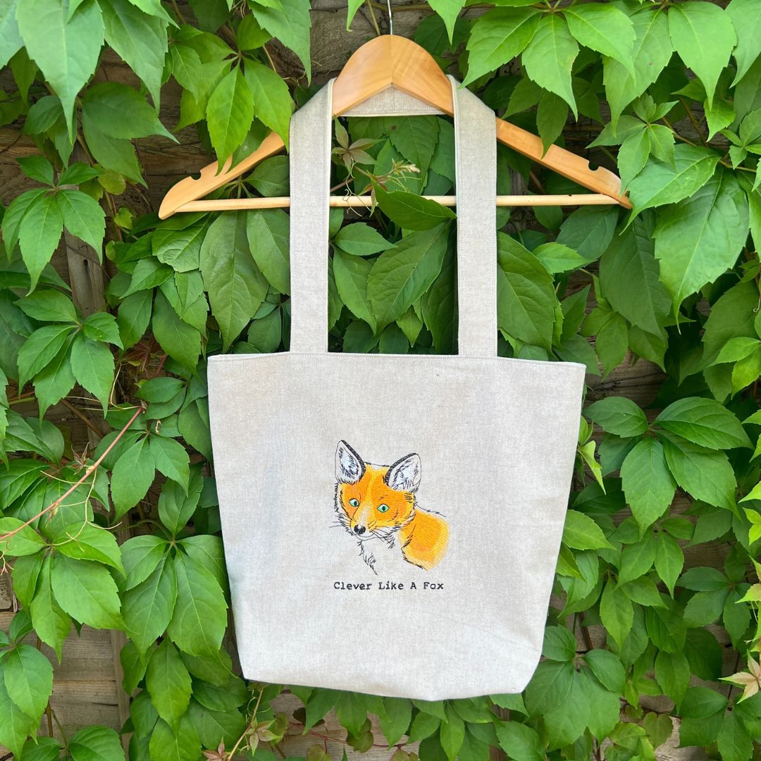 Clever Like a Fox Tote Bag