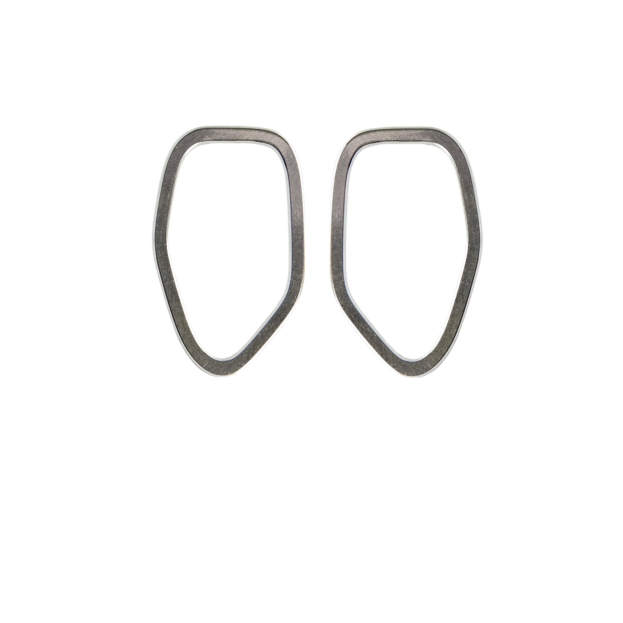 Silver Drop Earrings in Three Sizes