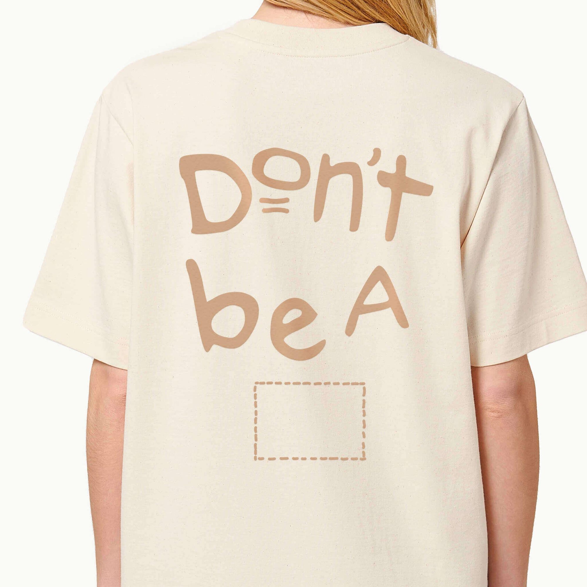 Unisex T-shirt with Off Square Logo Don&#39;t be A Square
