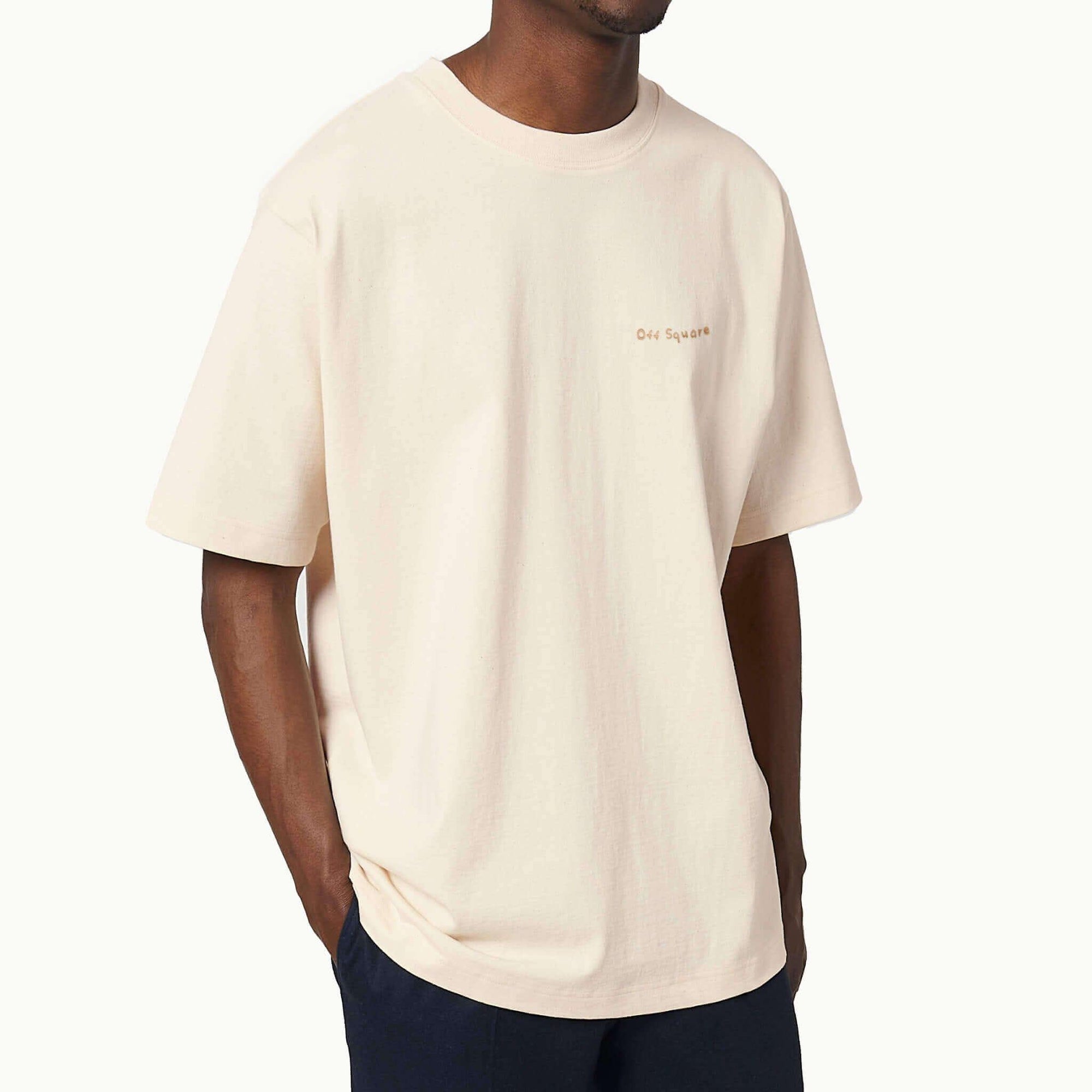 Unisex T-shirt with Off Square Logo Don&#39;t be A Square