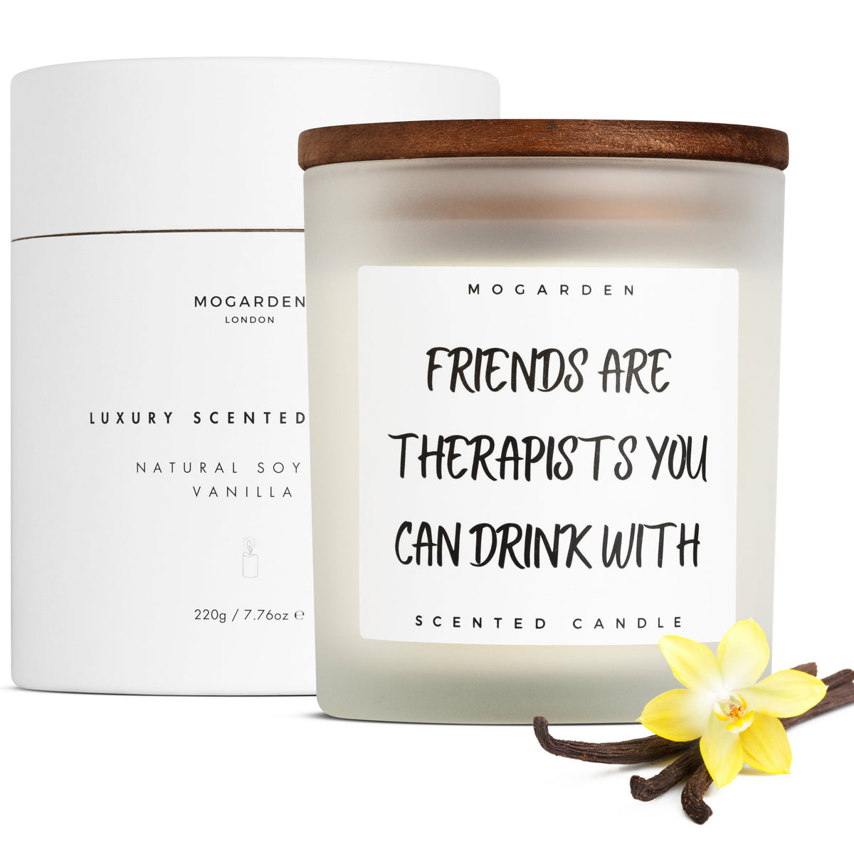 Friendship Candle - Luxury Vanilla Soy 220g | Friendship Gift