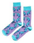 Save the Frogs Bamboo Socks in Purple