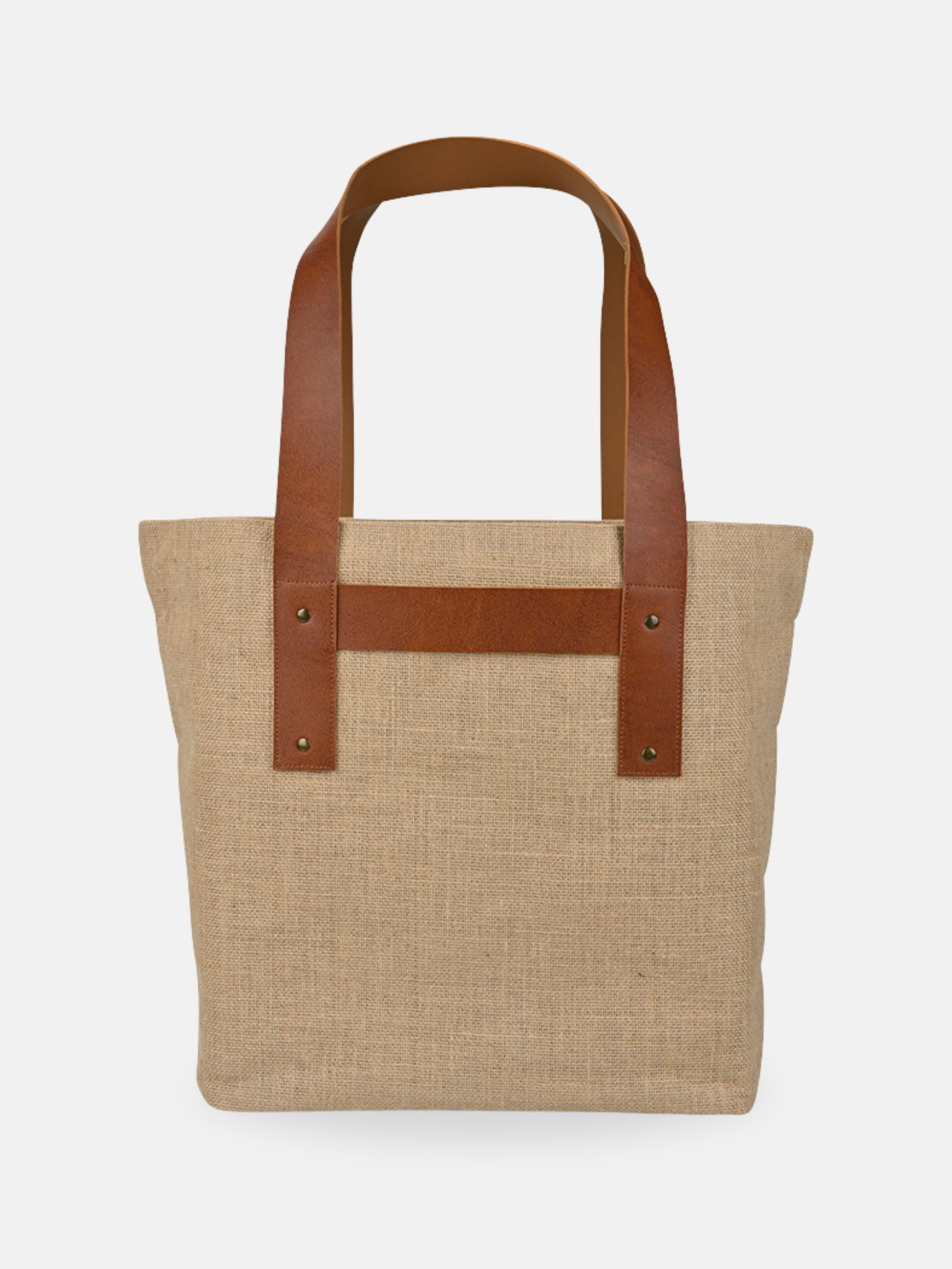 Jute T-Strap Tote-1