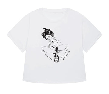 Women's Cropped T-shirt "Male Tears"
