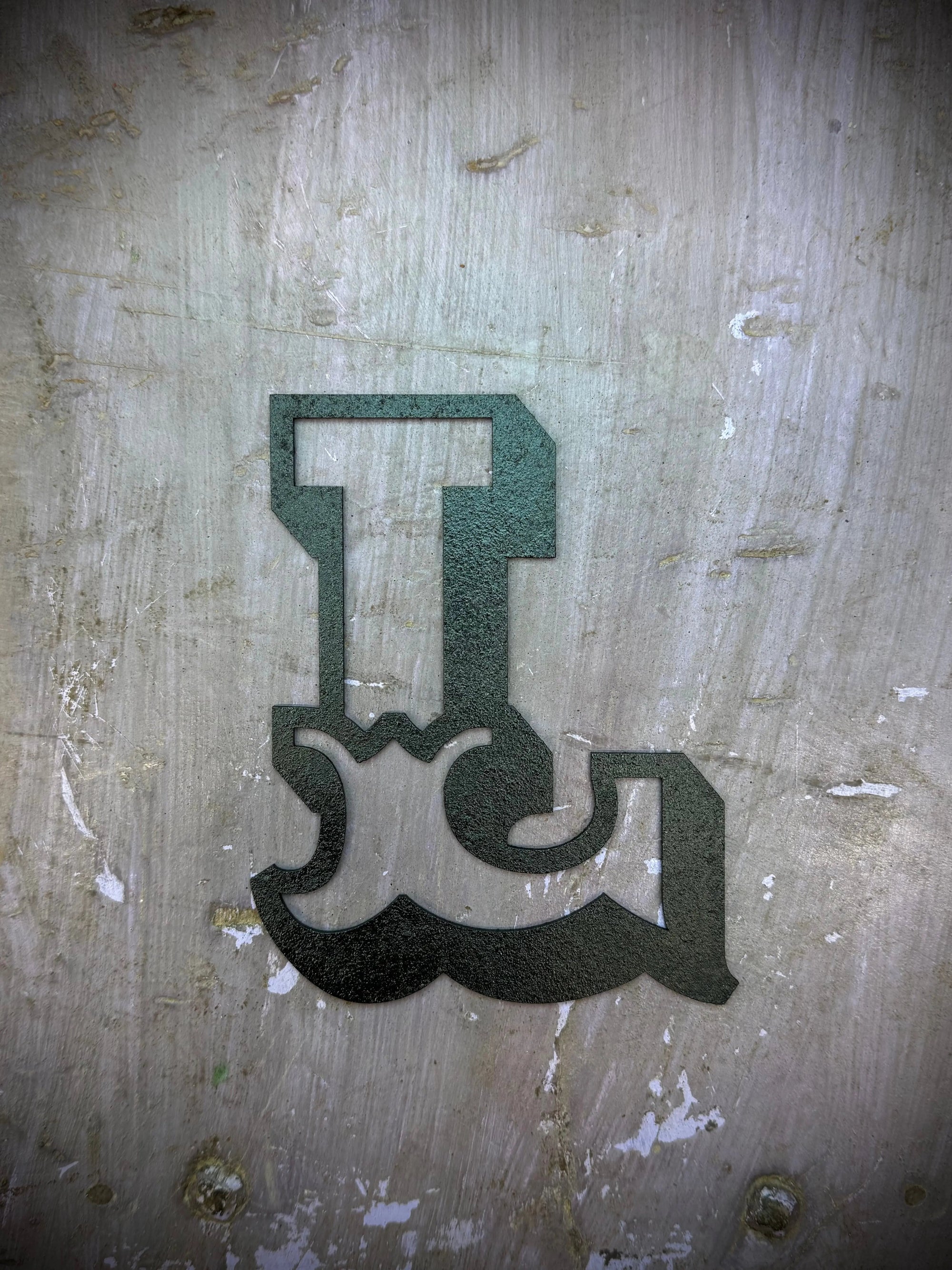 Rustic Black Metal Carnival Letters A–Z | 5” or 12” Alphabet
