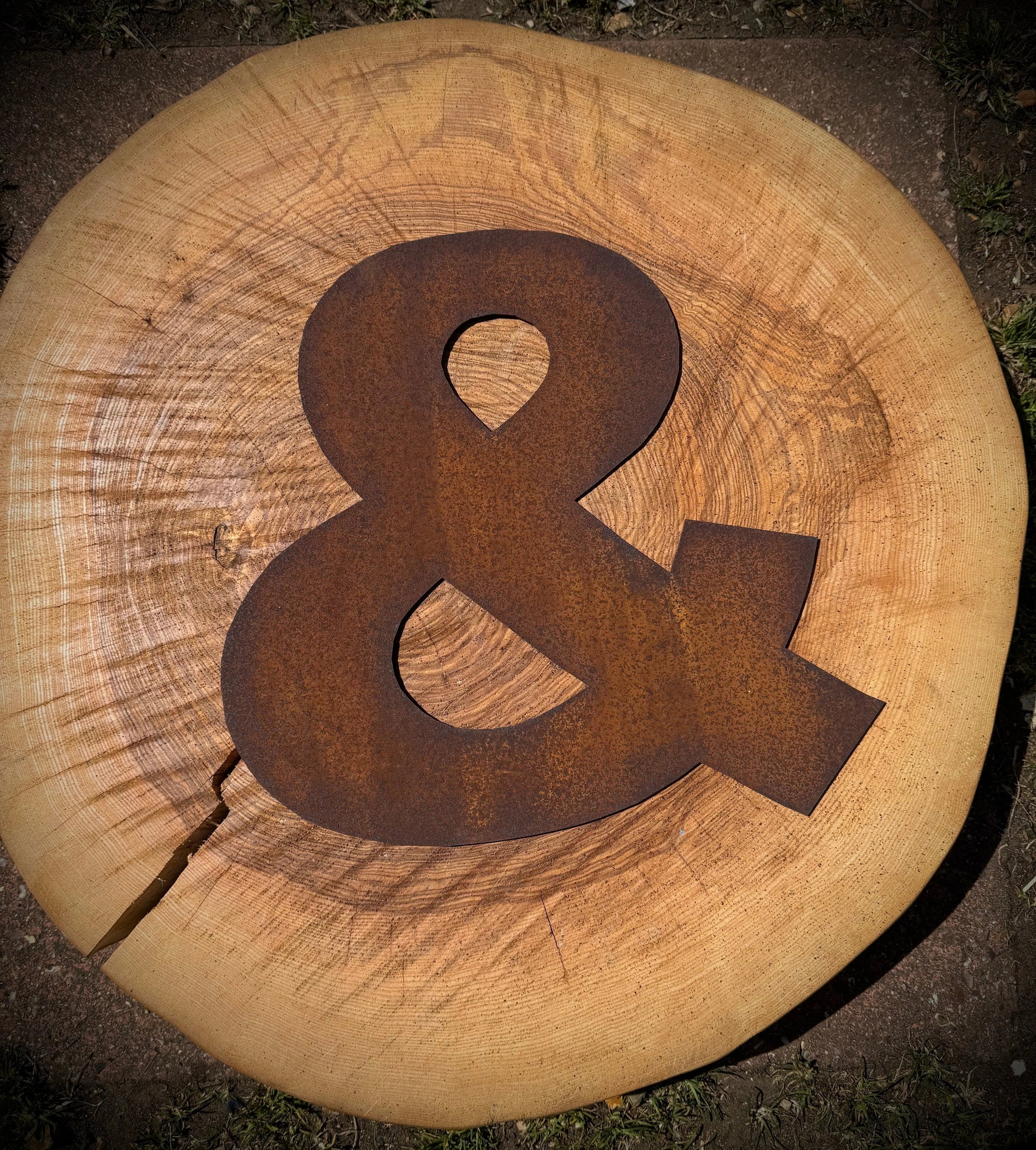 Rusty Metal Letters , Signs For The Home And Garden A–Z | Fat Font 5" Lettering